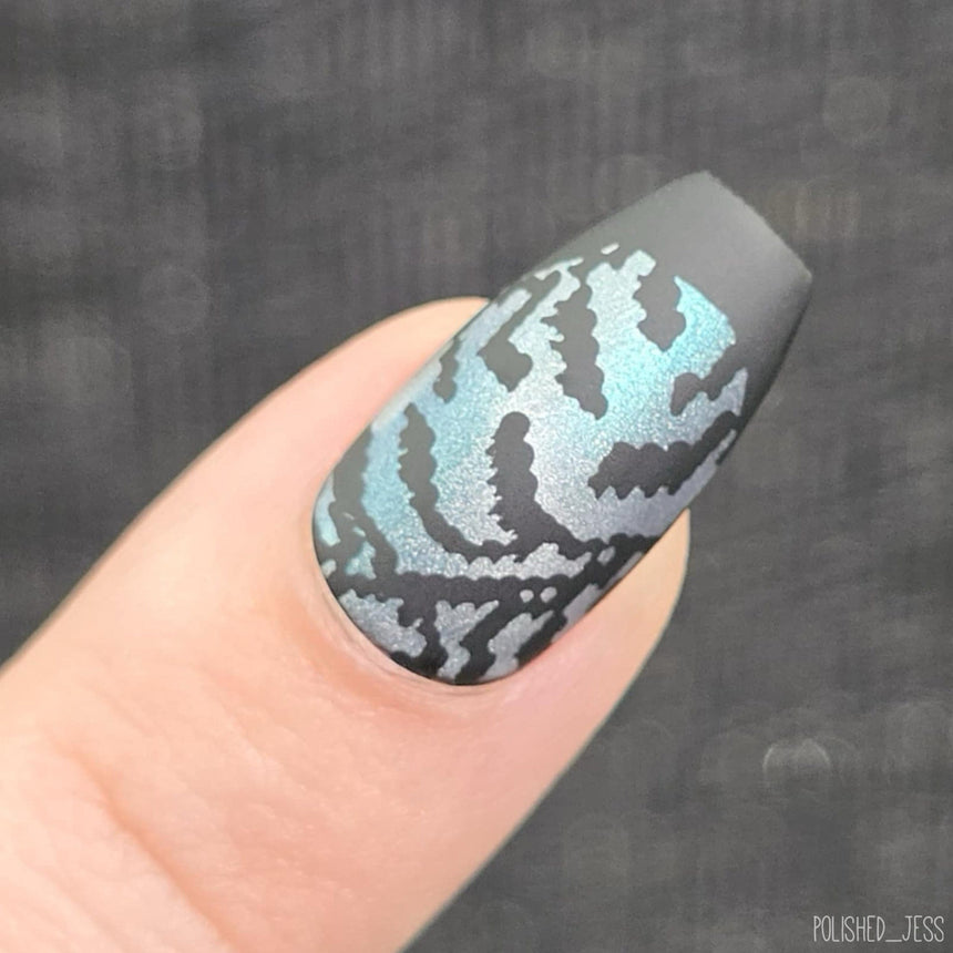 Jacquard Knits (M647) - Nail Stamping Plate