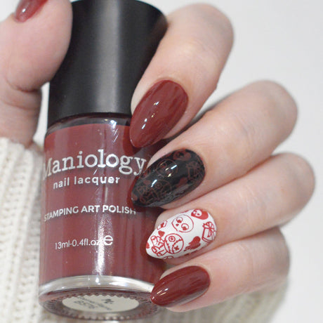 Eternal Flame (B576) - Red Creme Stamping Polish