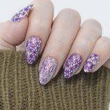 Jeweled Glass (M675) - Nail Stamping Plate