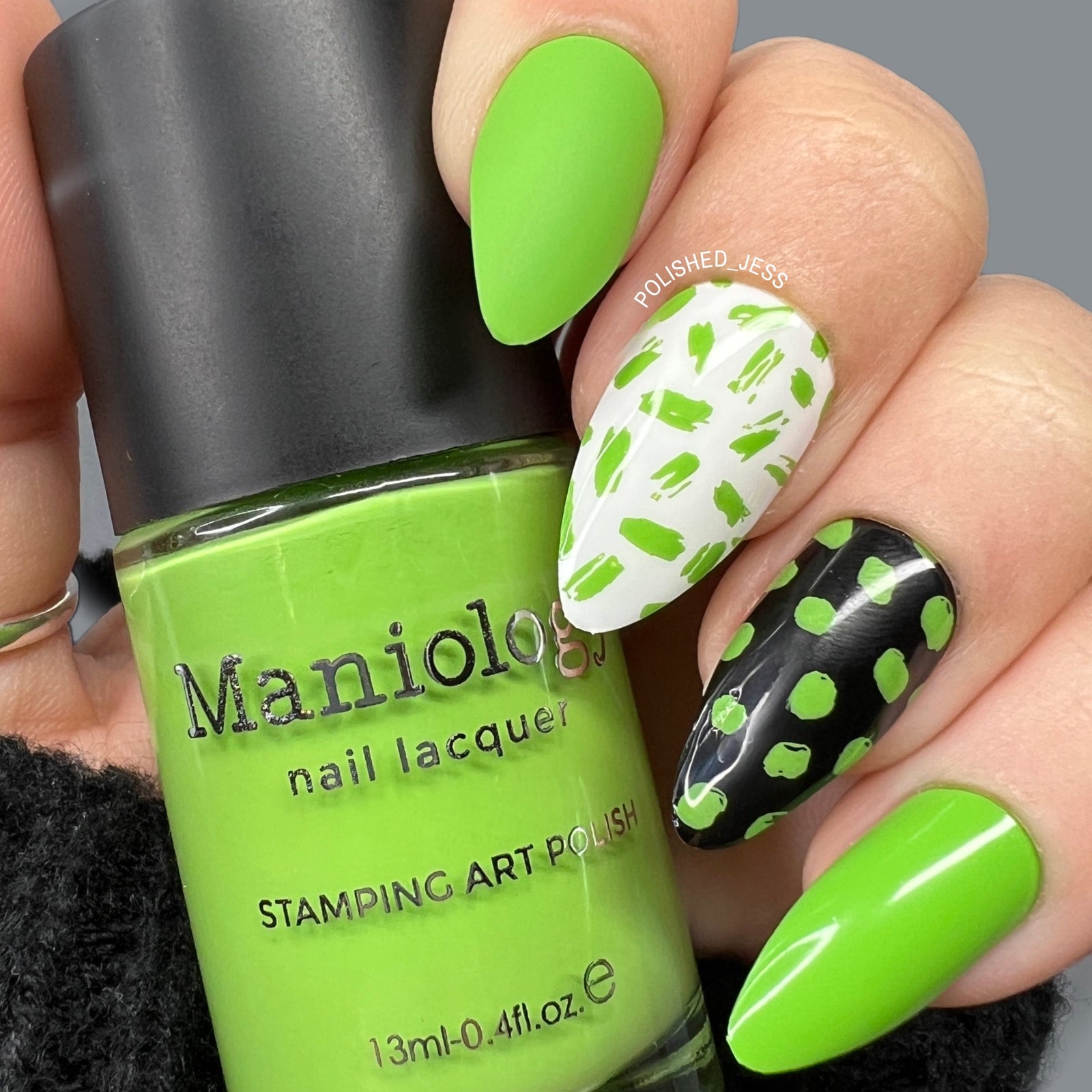 Sour Apple Light Green Juicy Stamping Polish | Maniology