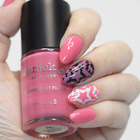 Glow Wave (B585) - Coral Creme Stamping Polish