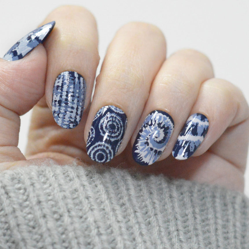Chroma Fusion: Melted Aura (MXM177) - Nail Stamping Plate