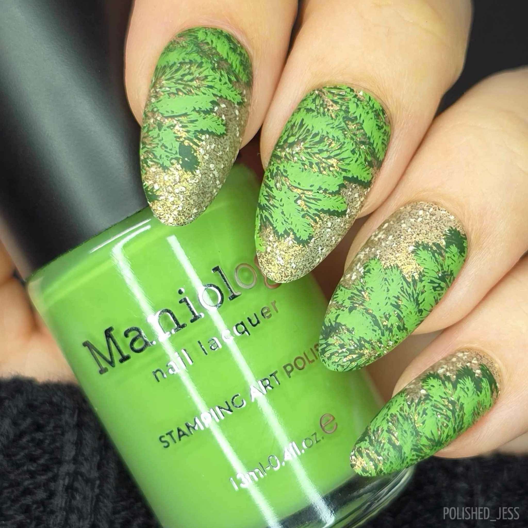 Kitschmas: Merry Mint (B532) - Green Cream Stamping Polish – Maniology