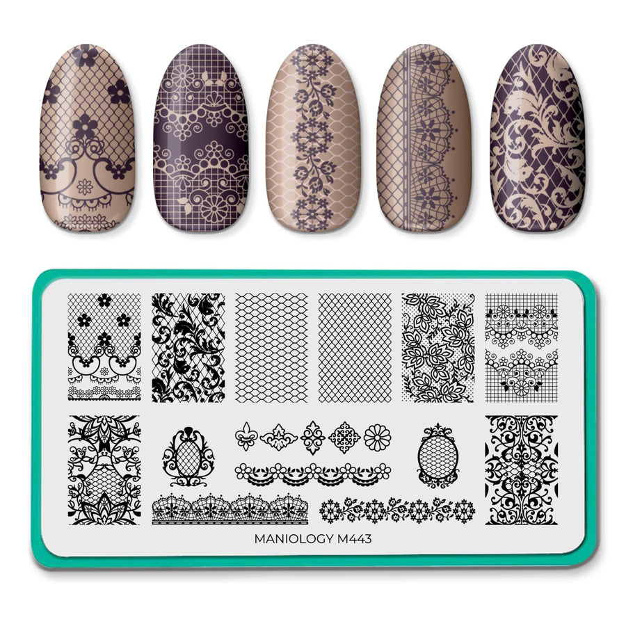 Lacey Details (M443) - Nail Stamping Plate