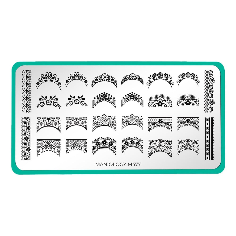 Lacey French (M477) - Nail Stamping Plate