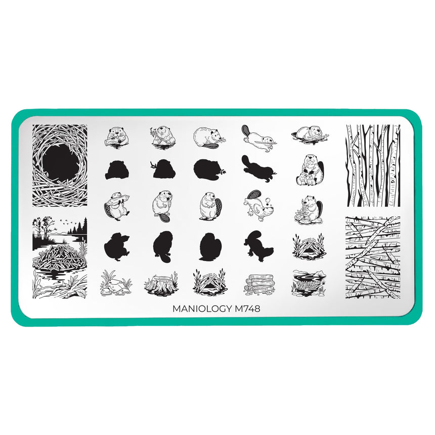Leave it to Beaver (M748) - Nail Stamping Plate