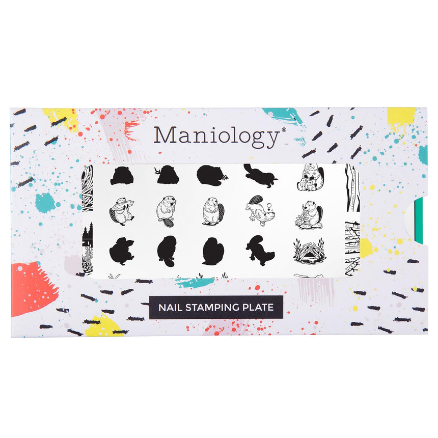 Leave it to Beaver (M748) - Nail Stamping Plate