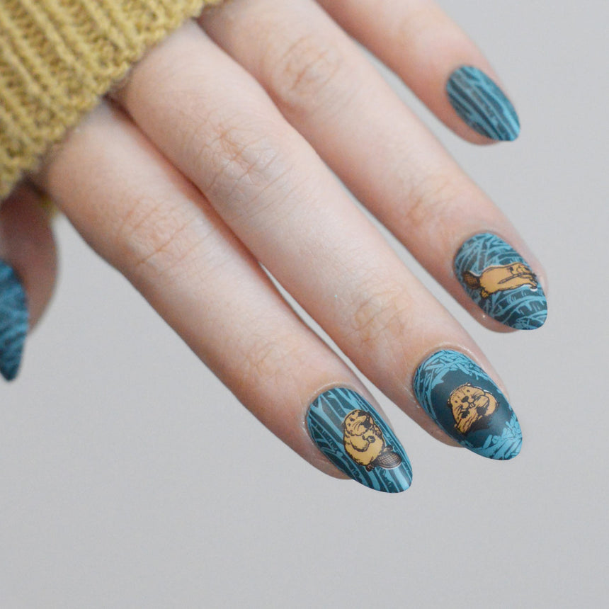Leave it to Beaver (M748) - Nail Stamping Plate