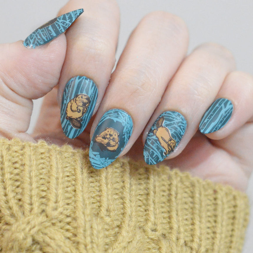 Leave it to Beaver (M748) - Nail Stamping Plate