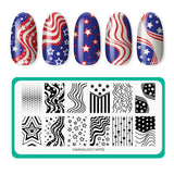 Liberty Lines (M703) - Nail Stamping Plate
