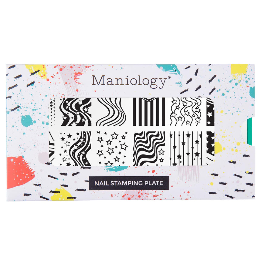 Liberty Lines (M703) - Nail Stamping Plate