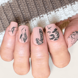 Clouded Cliffs (M667) - Nail Stamping Plate