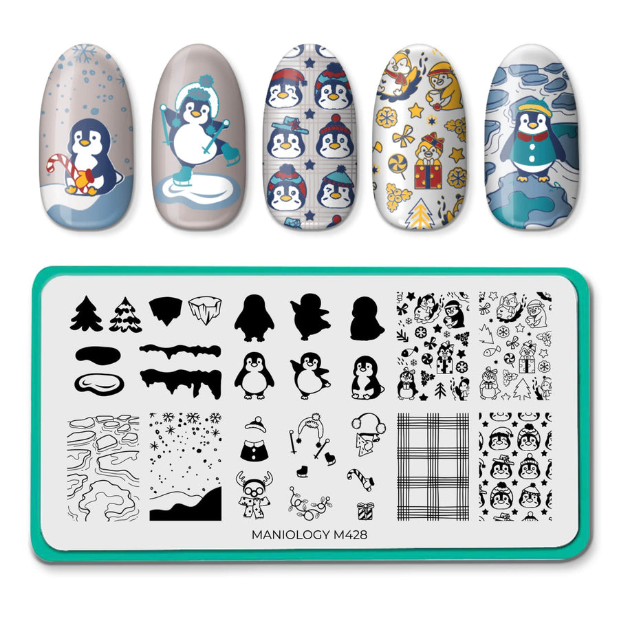 Limited Edition Arctic Penguins: Nail Stamping Bundle