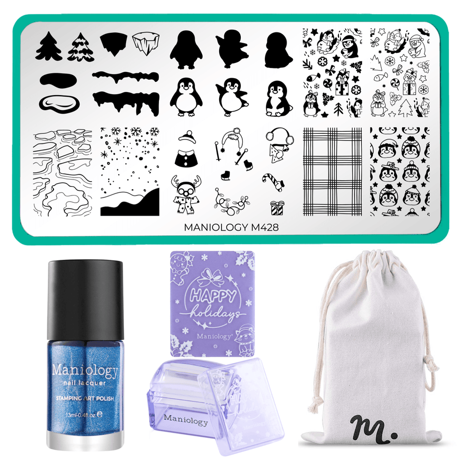 Limited Edition Arctic Penguins: Nail Stamping Bundle