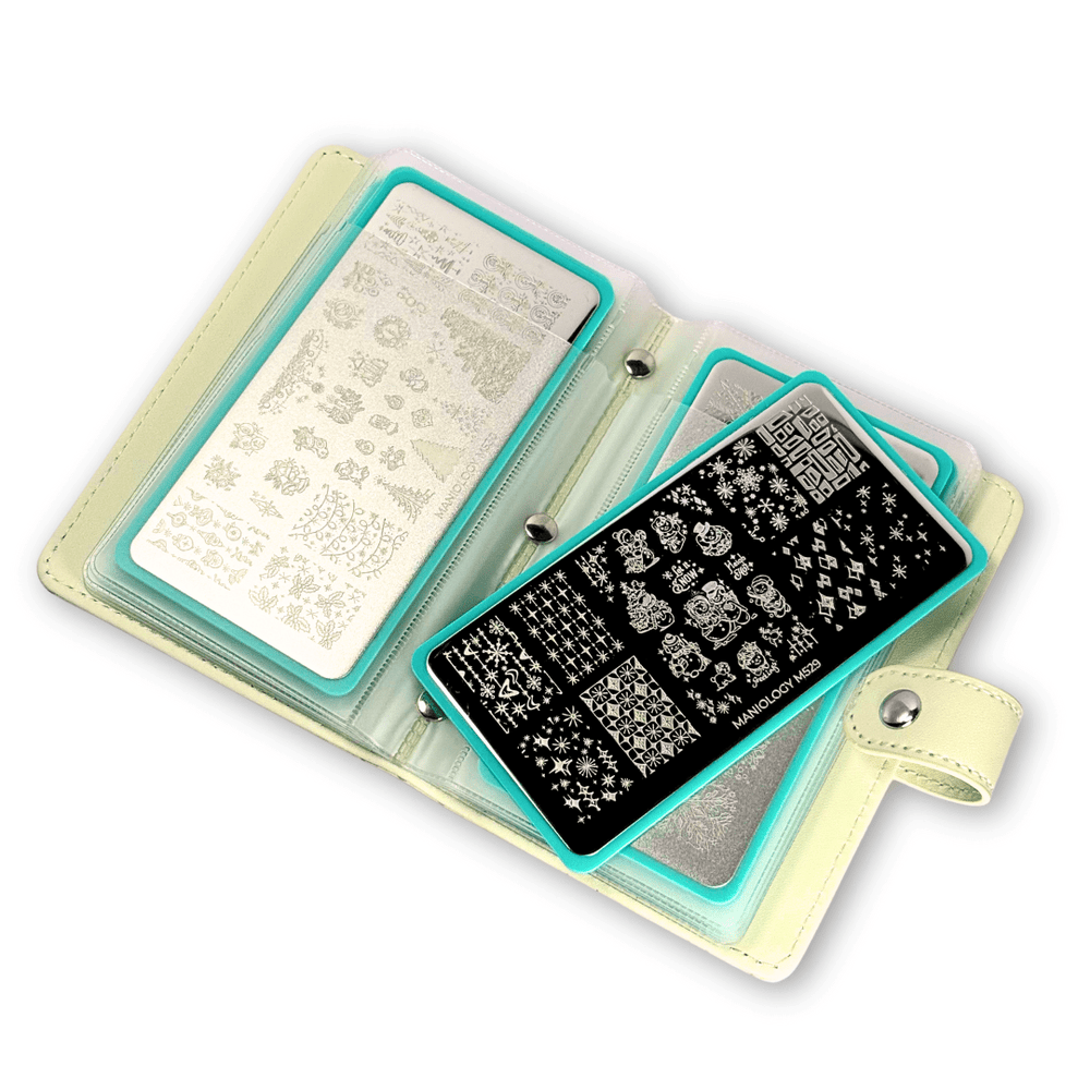 Limited Edition Mini Stamping Plate Organizer Holder - Snowflakes