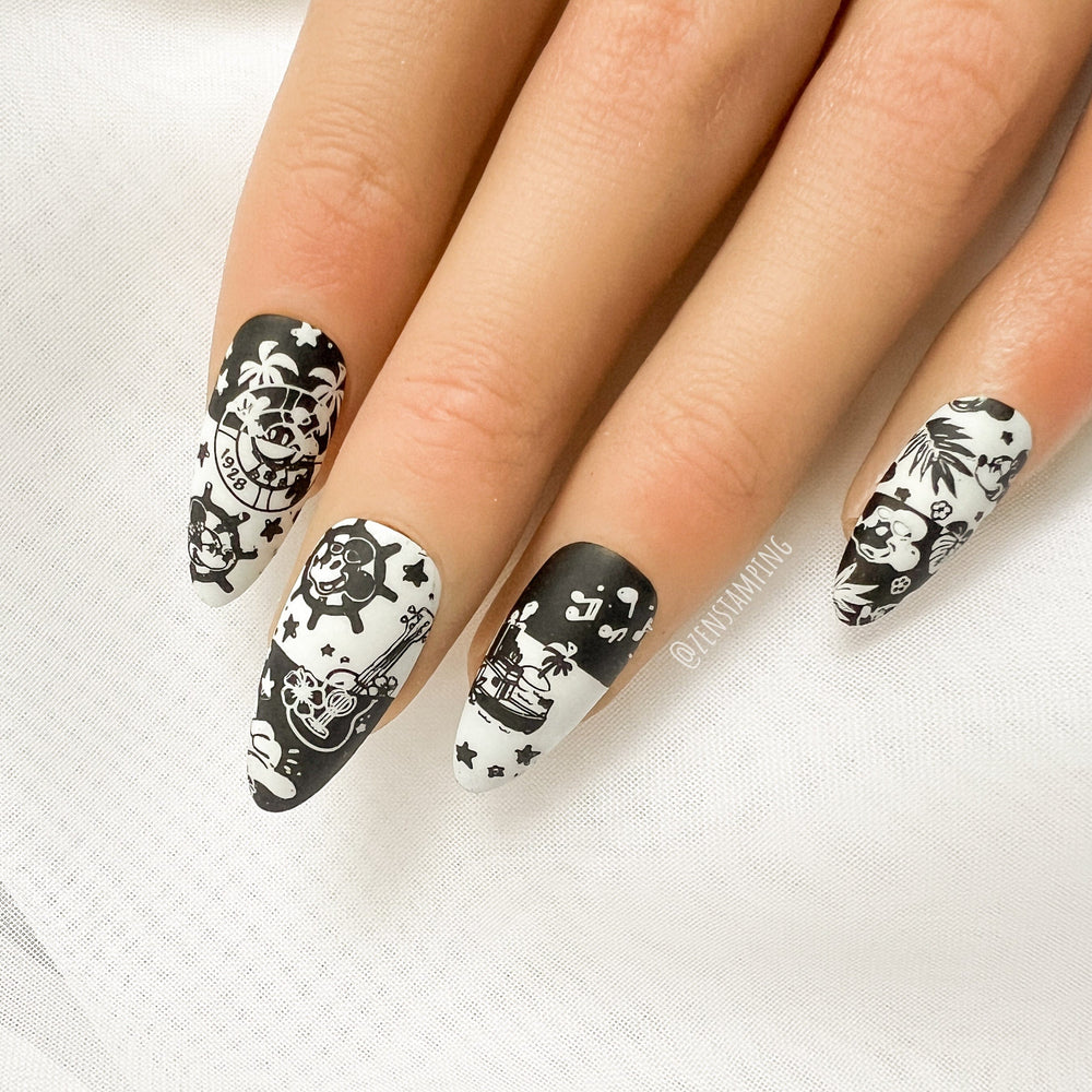 Steamboat Willie (M506) - Nail Stamping Plate