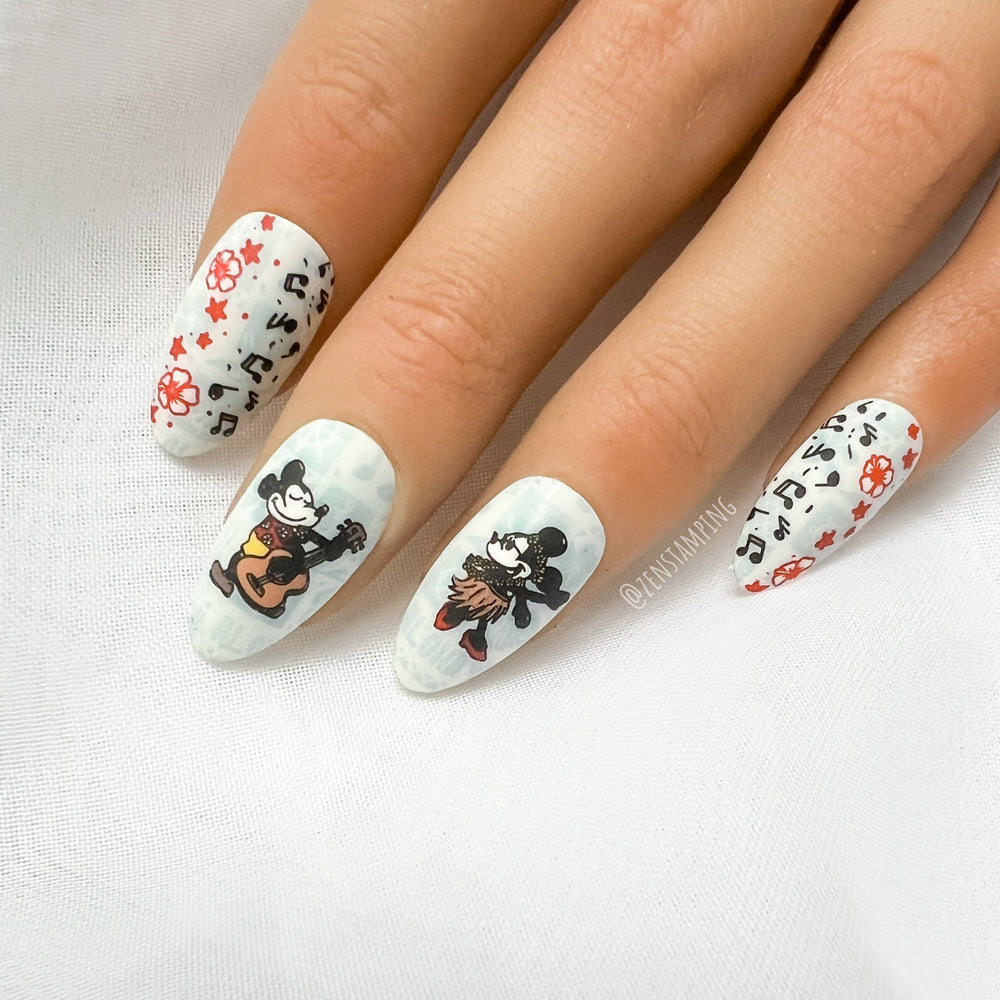 Steamboat Willie (M506) - Nail Stamping Plate