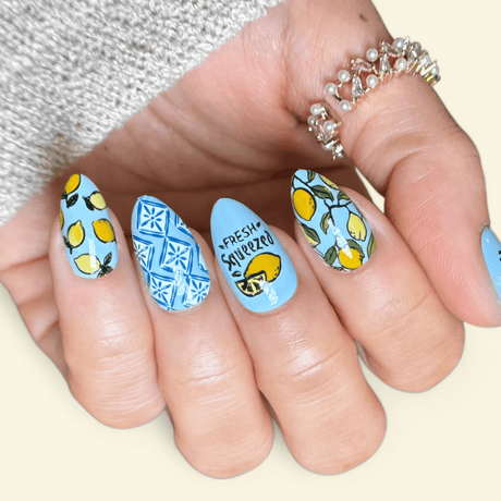 Limoncello (M713) - Nail Stamping Plate