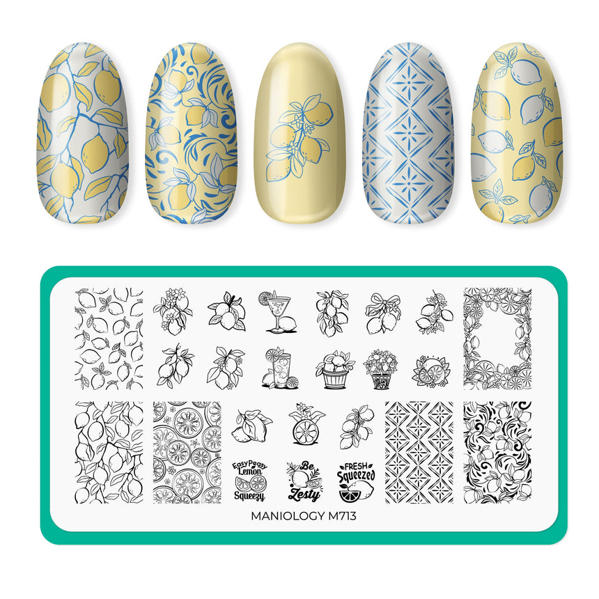 Limoncello (M713) - Nail Stamping Plate