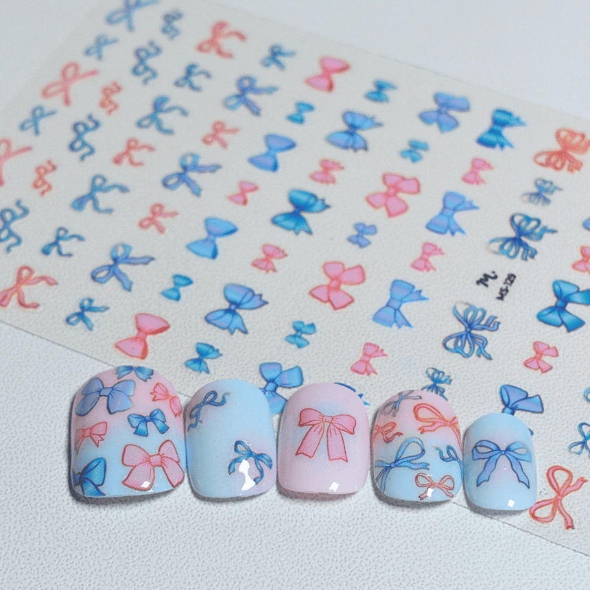 Little Ribbons (MS-129) - Nail Art Sticker
