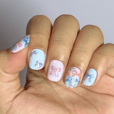 Little Ribbons (MS-129) - Nail Art Sticker