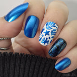 Lost At Sea (B558) - Metallic Blue Stamping Polish