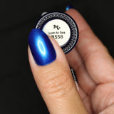 Lost At Sea (B558) - Metallic Blue Stamping Polish