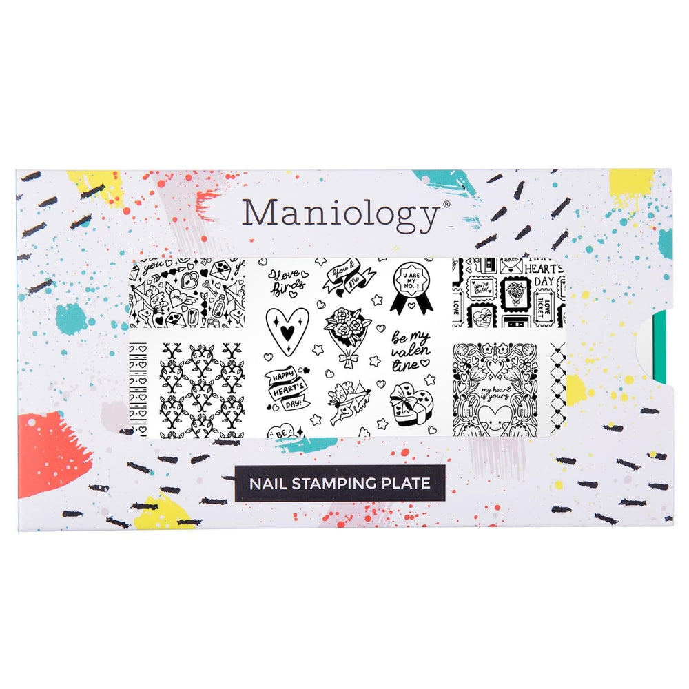 Love Letters (M451) - Nail Stamping Plate