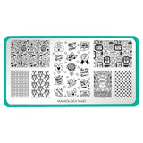 Love Letters (M451) - Nail Stamping Plate