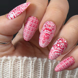 Love Letters (M451) - Nail Stamping Plate