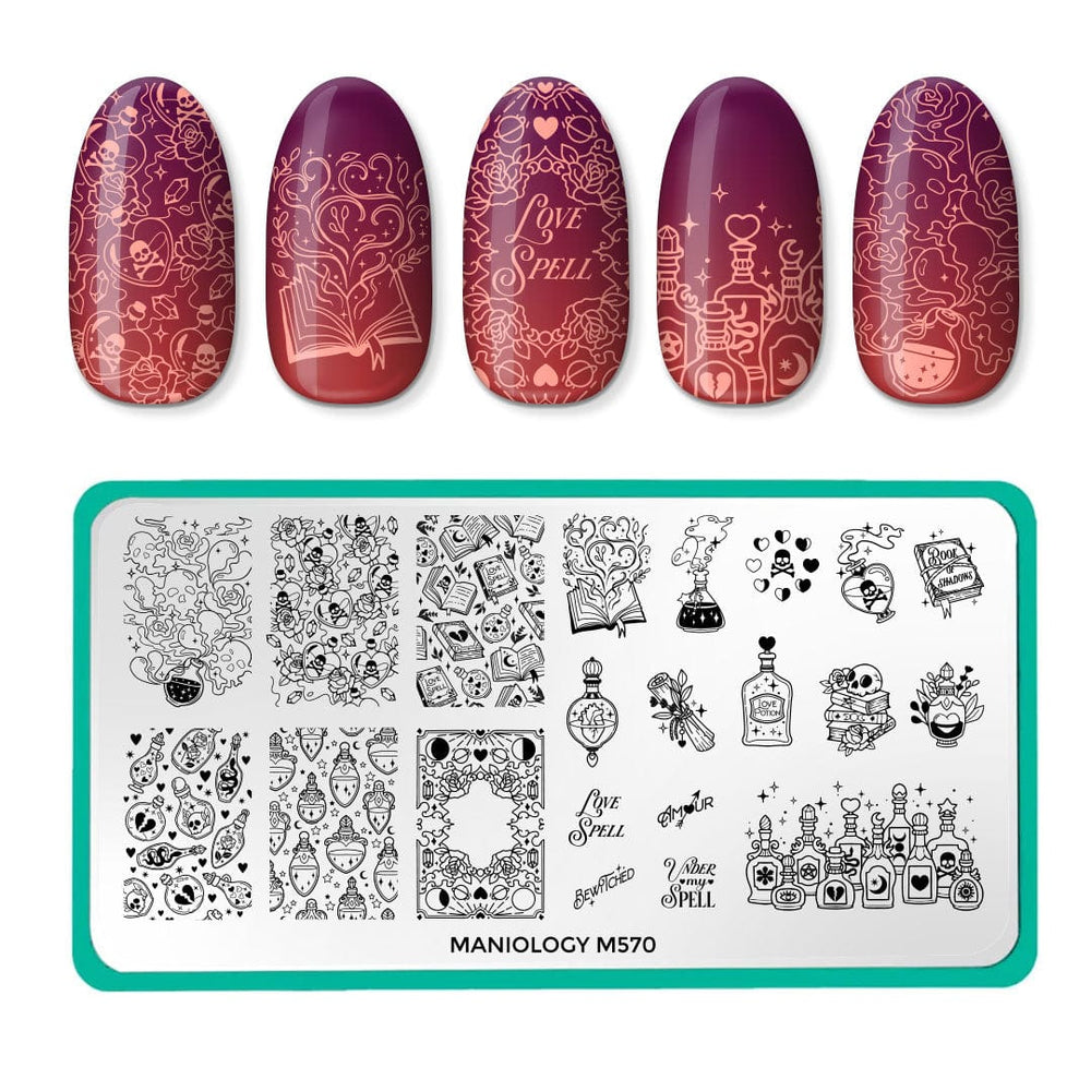 Love Potion (M570) - Nail Stamping Plate