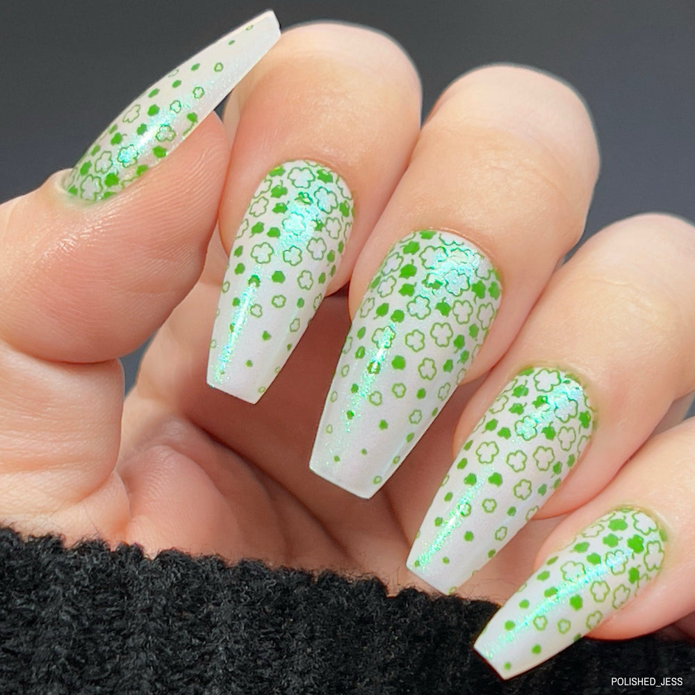 Lucky Shamrock (M455) - Nail Stamping Plate