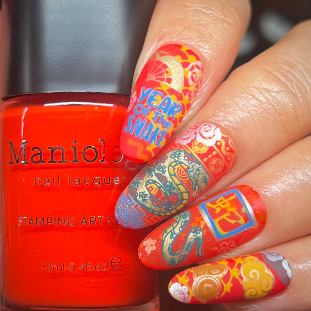 Lunar New Year: Year of the Snake (M556) - Nail Stamping Plate