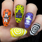 Magical Halloween (M408-M412) - Set of 5 Nail Stamping Plates