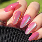 Magnetic Angel Press On Nails - Medium Almond