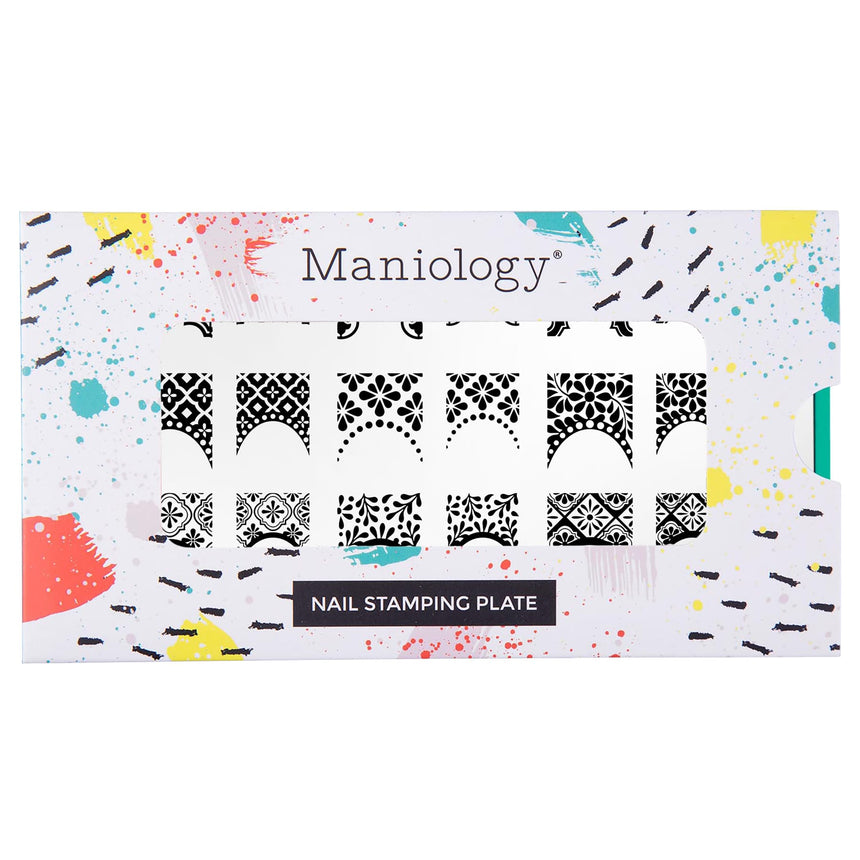 Tin Glaze (M717) - Nail Stamping Plate