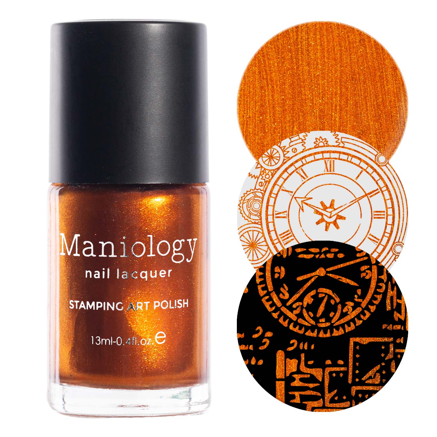 Clockwork (B481) - Metallic Copper Stamping Polish – Maniology