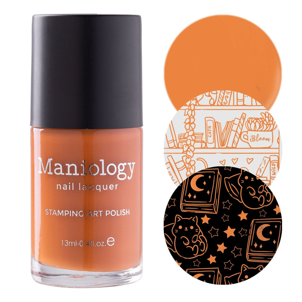 Mani x Me January 2024: Catnap (B503) - Cream Orange Stamping Polish