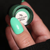 Seafoam Swell (B554) - Cream Teal Stamping Polish