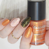 Sunset Glow (B553) - Shimmer Orange Stamping Polish
