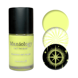 Beeper Buzz (B551) - Cream Neon Yellow Stamping Polish