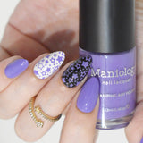 VHS Violet (B552) - Cream Purple Stamping Polish