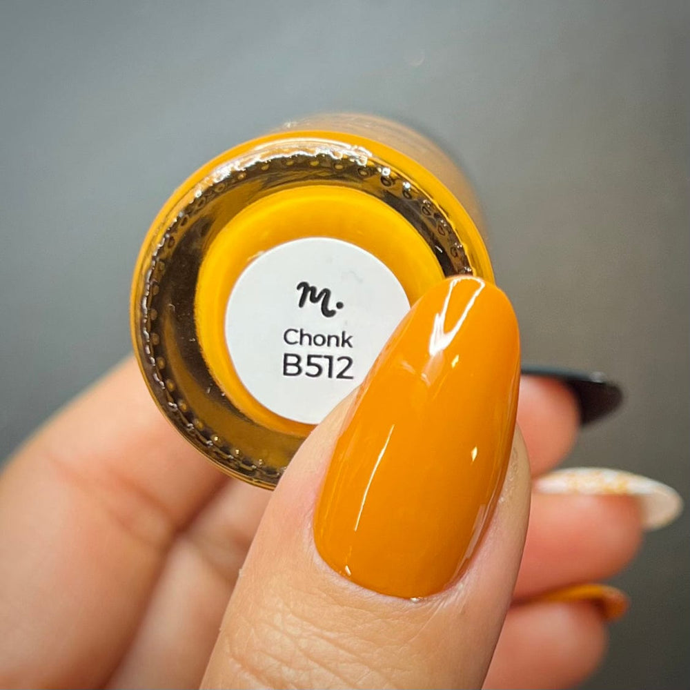 Chonk (B512) - Cream Orange Stamping Polish