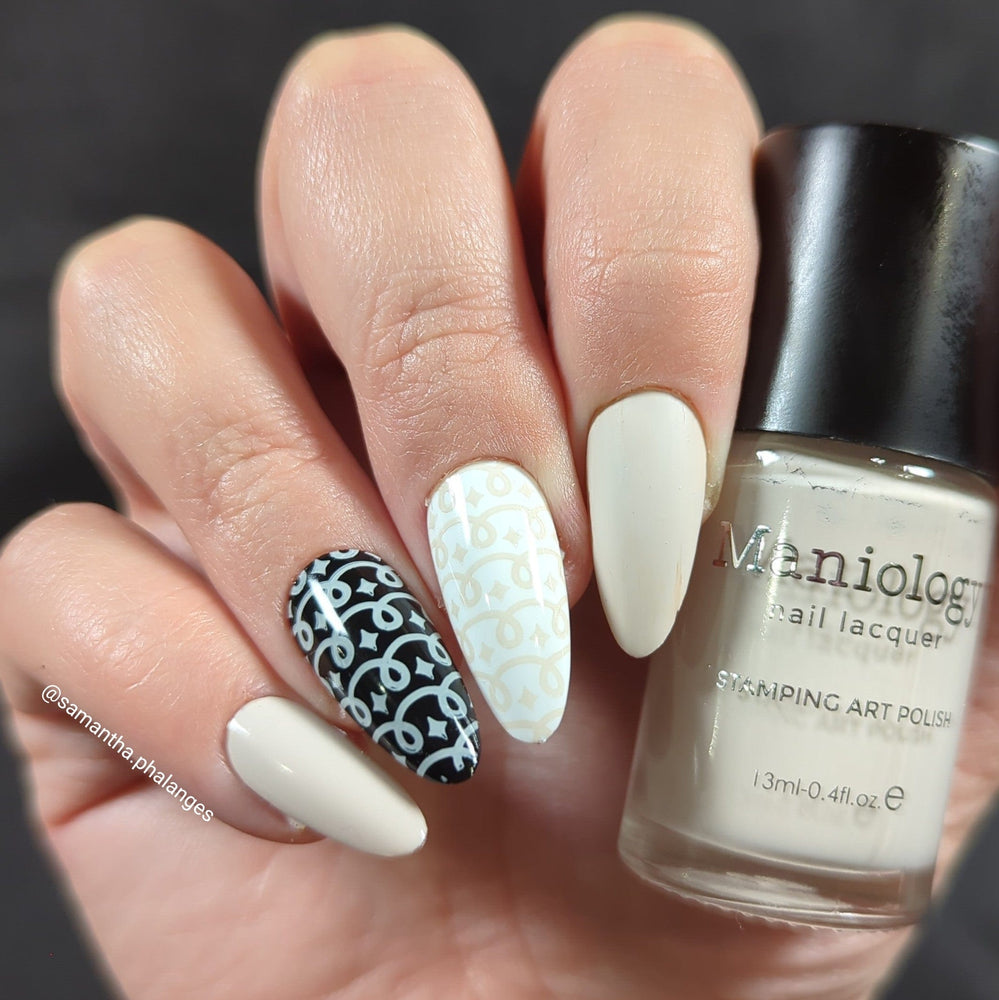 Marshmallow (B537) - Eggshell White Stamping Polish