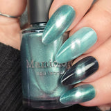 Freshwater (P195) - Light Blue Magnetic Shimmer Nail Polish