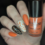Koi (B581) - Orange Pearl Stamping Polish