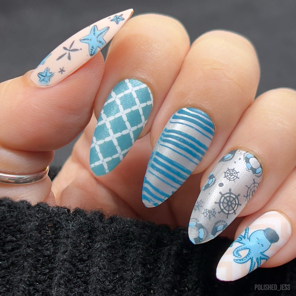 Maritime Moin (M492) - Nail Stamping Plate