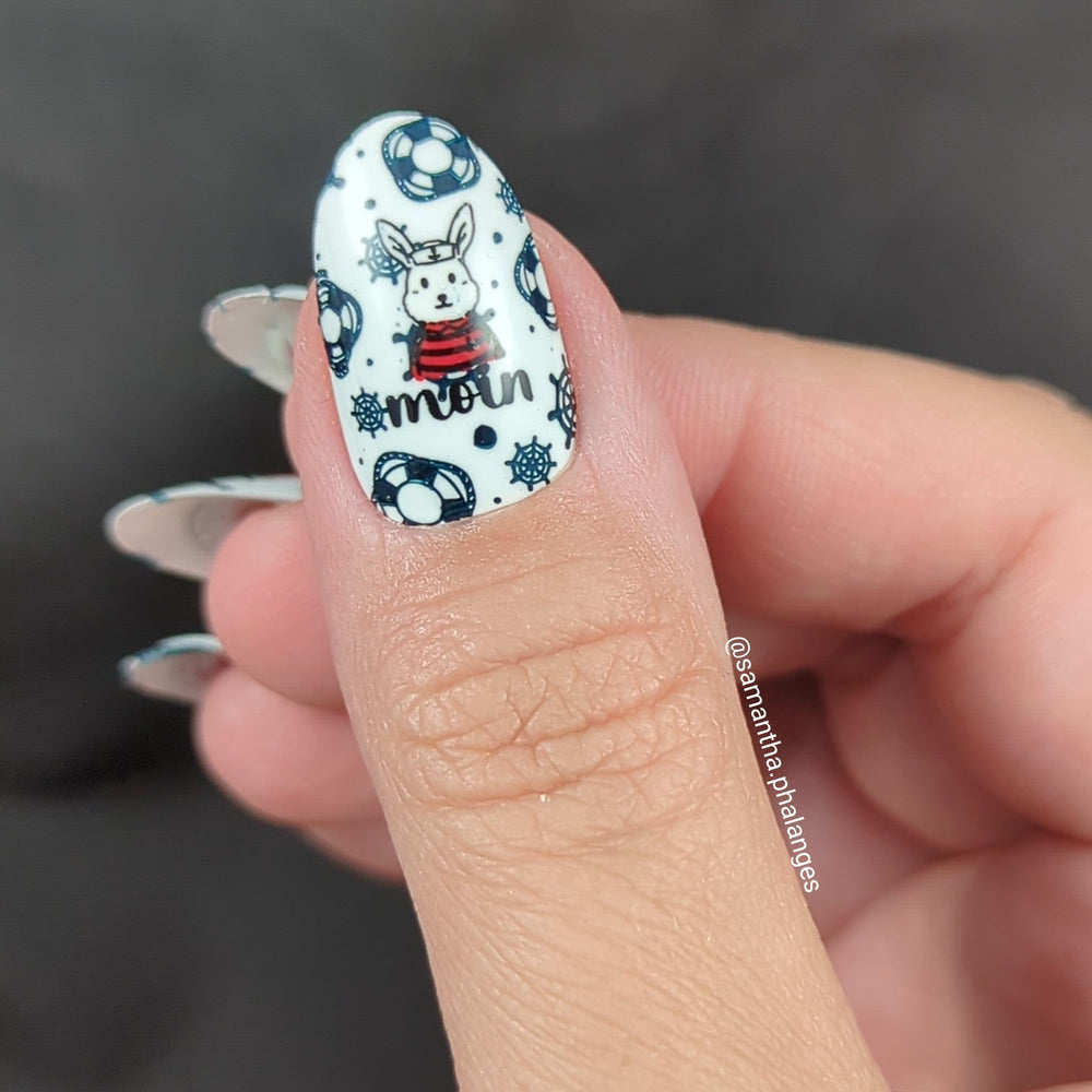 Maritime Moin (M492) - Nail Stamping Plate