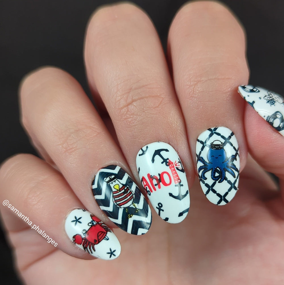 Maritime Moin (M492) - Nail Stamping Plate