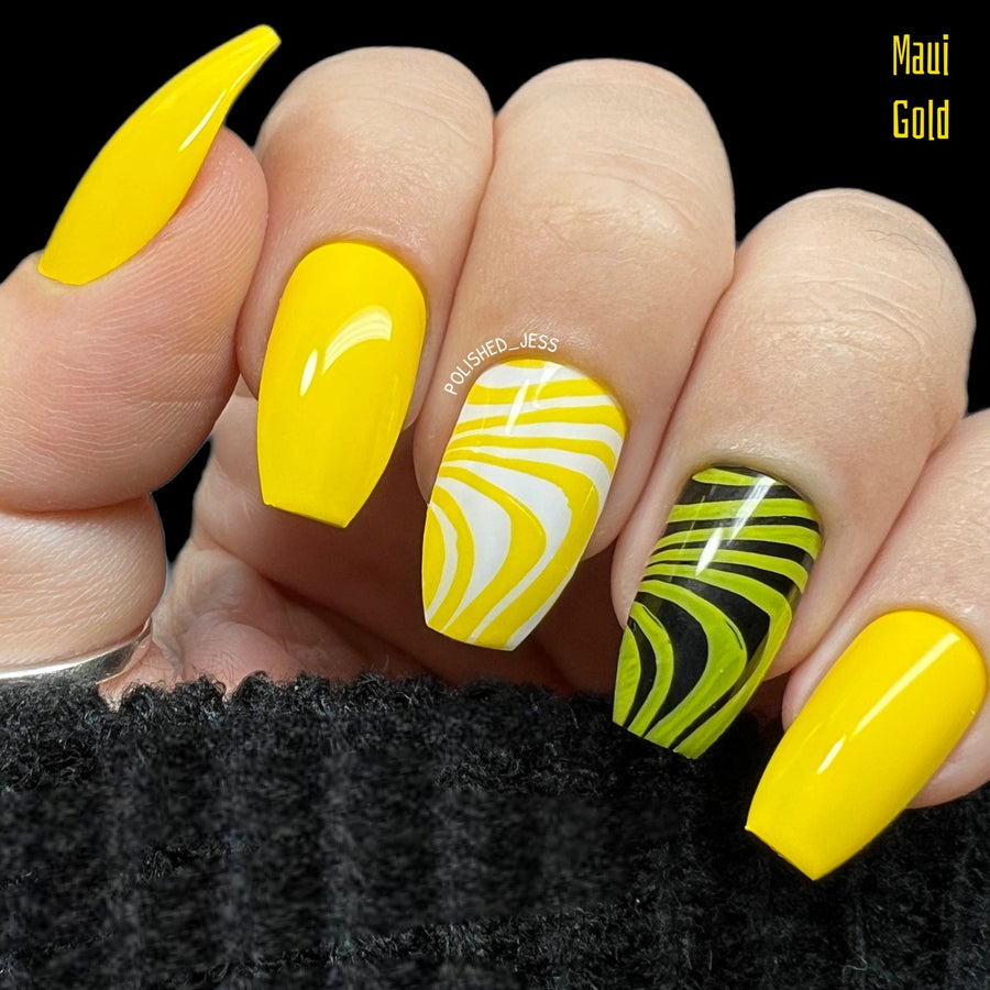 Maui Gold (B282) - Pineapple Yellow Stamping Polish